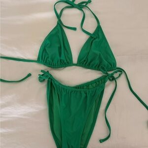 Green bikini